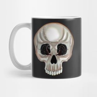 Skull With Butterflies In Eyes Mug